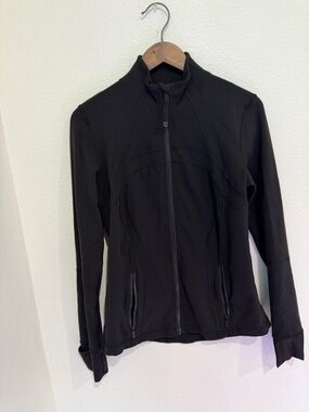 lululemon athletica Black Full-Zip Yoga Define jacket size 8